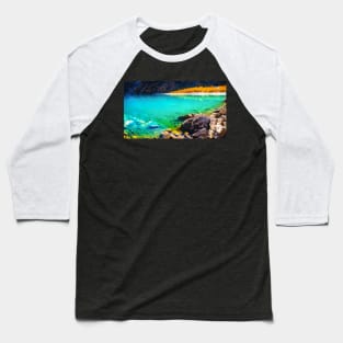 AUTUMN MOUNTAIN LAKE Baseball T-Shirt
